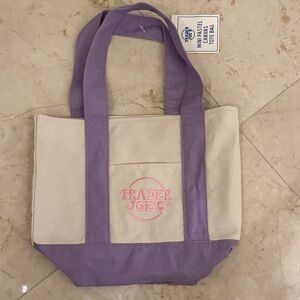 Trader Joes Mini Canvas Tote Bag - Limited Edition!